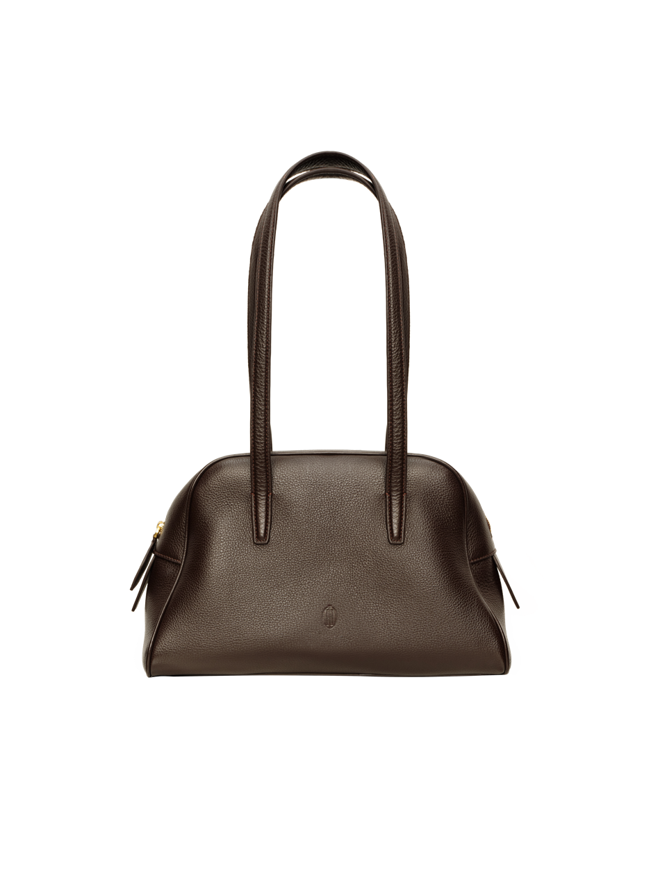 Runway Edition City Boston Series Imported Spanish Lychee Leather Long Strap Minimalist Shoulder Bag