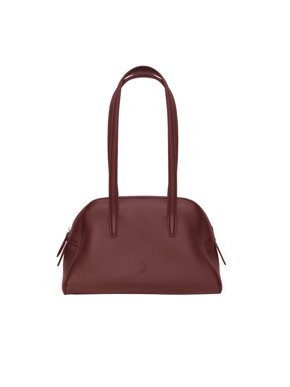 Runway Edition City Boston Series Imported Spanish Lychee Leather Long Strap Minimalist Shoulder Bag