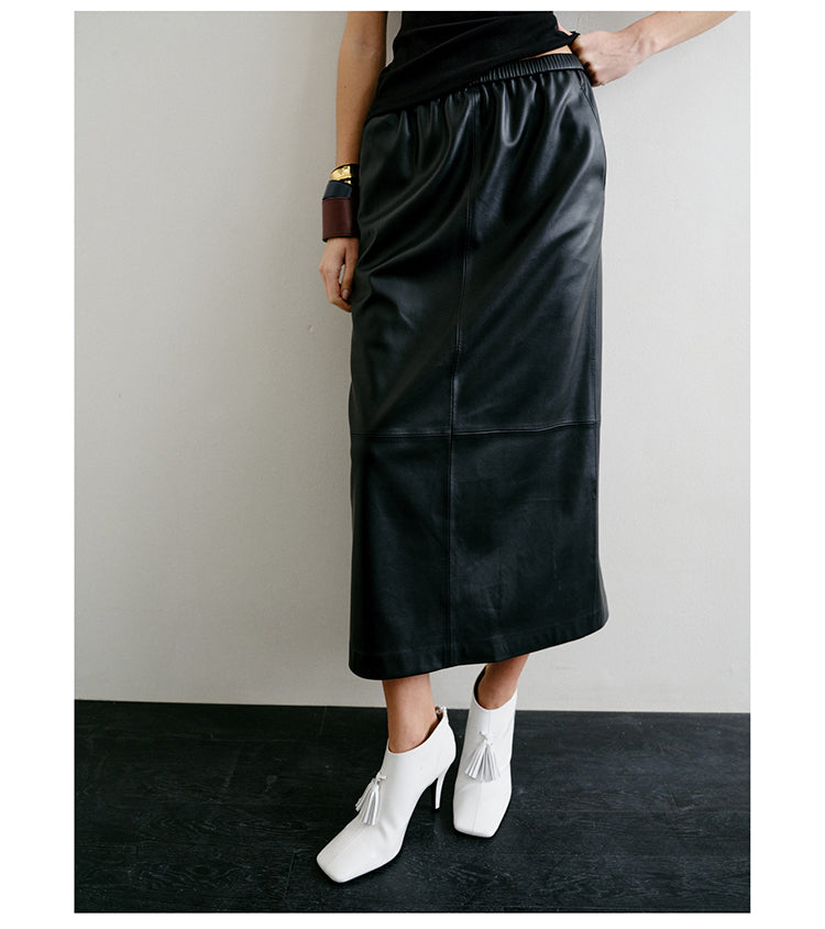 Top-Grain Leather Square-Toe Ankle Boots